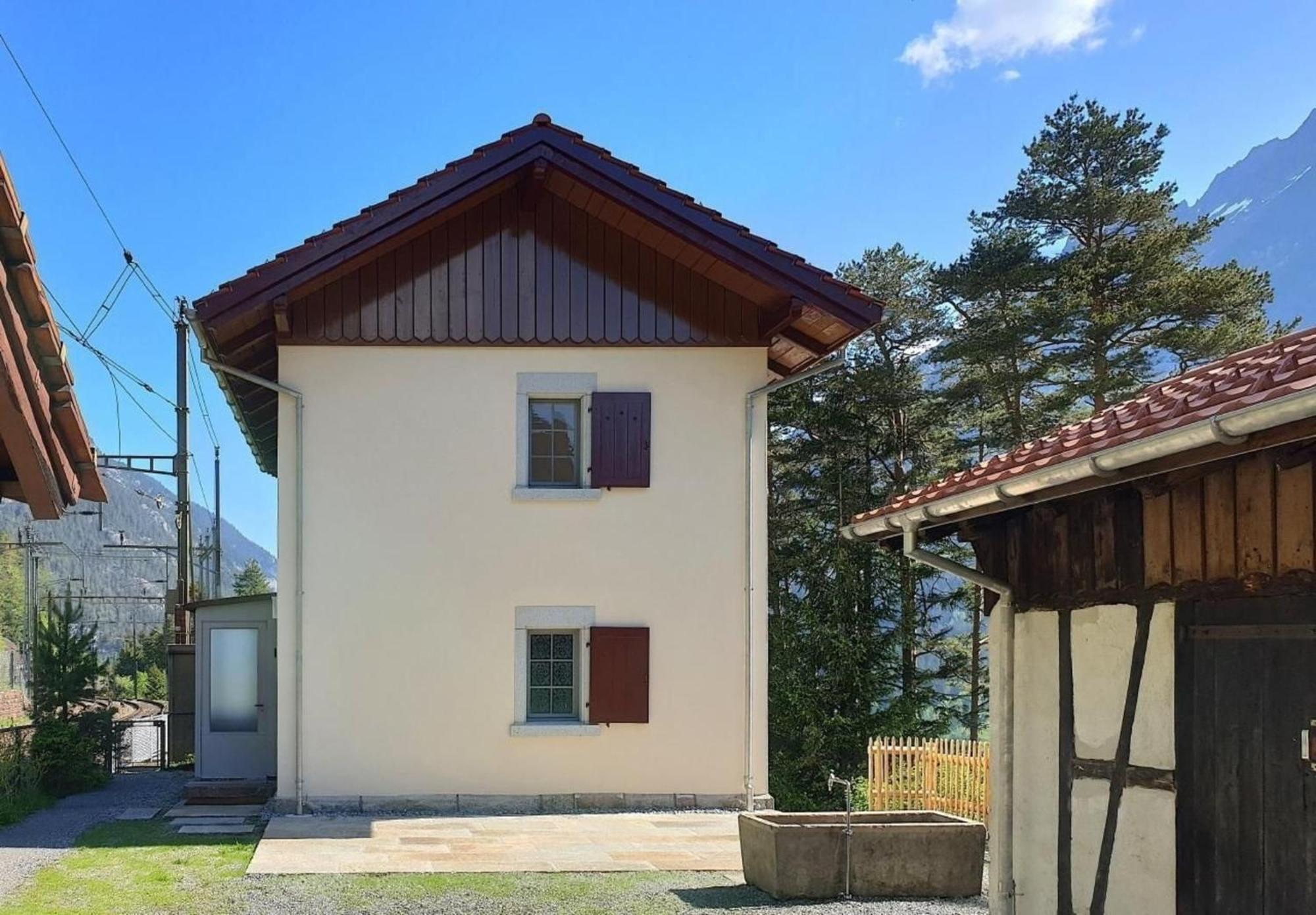 Вилла Bahnwaerterhaus Eggwald Вассен Экстерьер фото